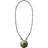 Silver Emerald Necklace