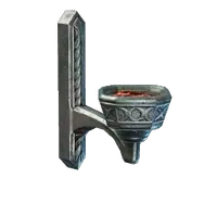 Small Wall Mounted Steel Brazier