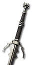 Legendary Feline Silver Sword - Mastercrafted
