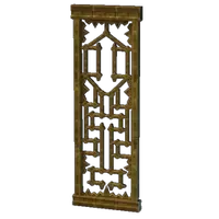 Large Golden Window Frame