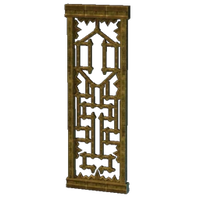 Large Golden Window Frame