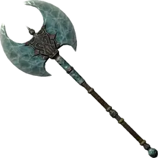 Skyrim Stalhrim Battleaxe.webp