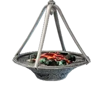 Hanging Silver Chandelier