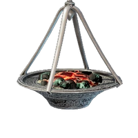 Hanging Silver Chandelier