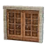 Polished Wooden Double Door
