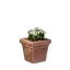 Square White Flower Pot