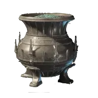 Large Iron Crypt Brazier