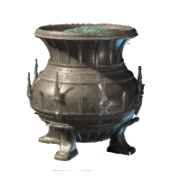 Large Iron Crypt Brazier