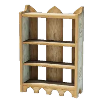 Large Palm Wood Cabinet