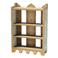 Large Palm Wood Cabinet