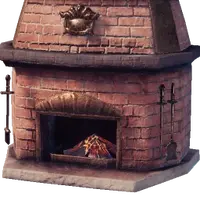 Brick Fireplace