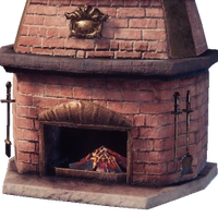 Brick Fireplace