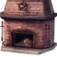 Brick Fireplace