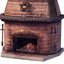 Brick Fireplace