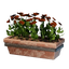 Long Red Wall Flower Pot