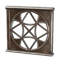 Large Round Iron Window Frame