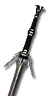 Grandmaster legendary Wolven silver sword
