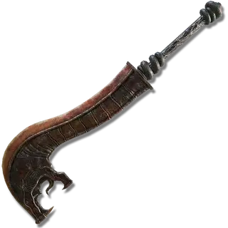 Serpent-God's Curved Sword